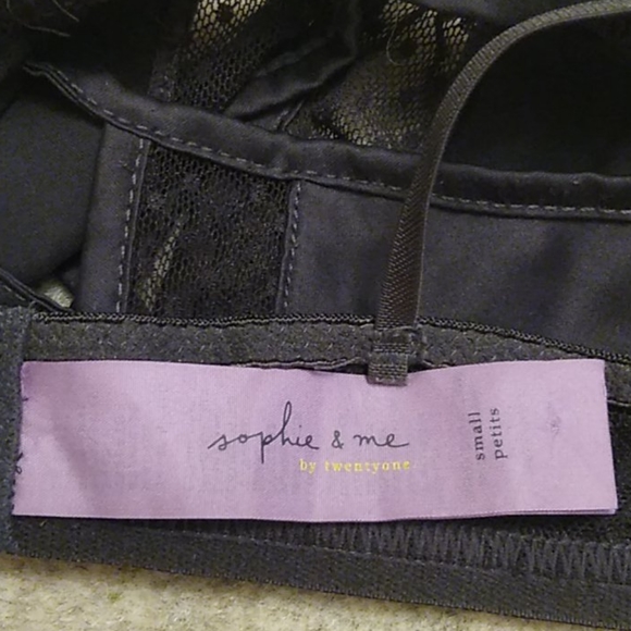 Satin and lace bralette - Picture 4 of 5